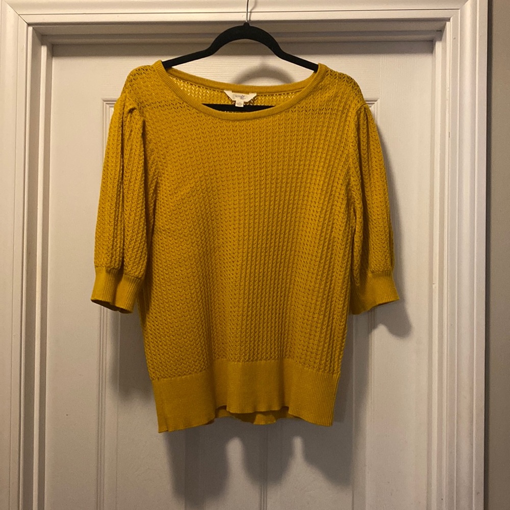 Terra & Sky crochet sweater